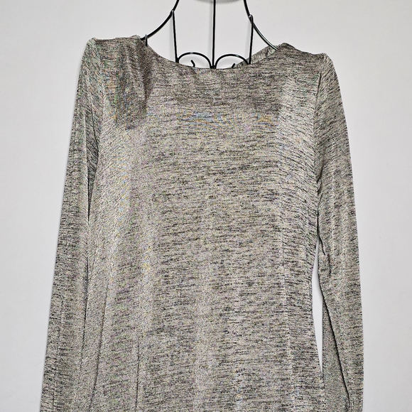 WHBM long sleeve heathered gold tunic top small - Picture 6 of 9